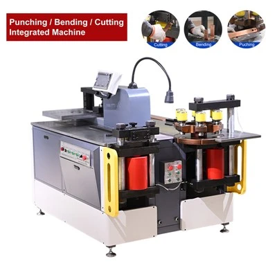 3 In1 idwolik Copper Bar Busbar Punching Koupe koube Busbar machin