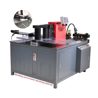 Servo pwezante CNC Busbar machin
